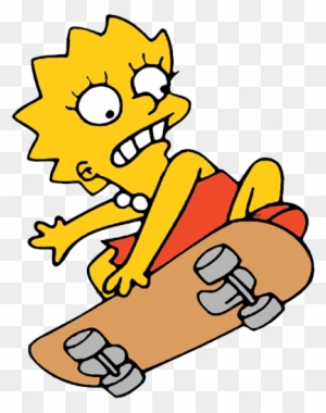 Fast And Furious - Lisa Simpson On A Skateboard