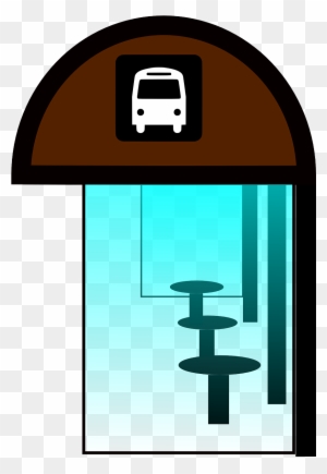 City Bus Stop Clipart - Bus Stop Clip Art