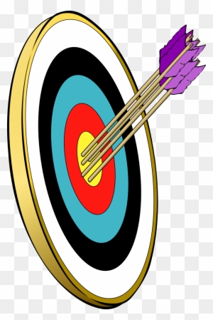 Arrows And Target - Bow And Arrow Clip Art