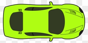 Race Car Clipart Transparent Car - Car Top View Clipart