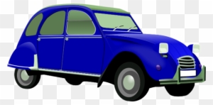 Blue Vw Classic Car Clipart Cliparts And Others Art - Clipart 2cv