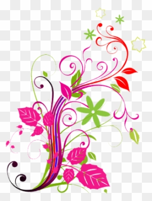 Floral Png Transparent Images - Flowers Art Design Png
