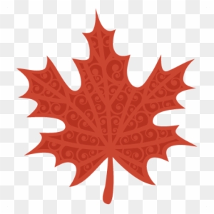 Fall Swirl Leaf Svg Scrapbook Cut File Cute Clipart Maple Leaf Clipart Free Transparent Png Clipart Images Download