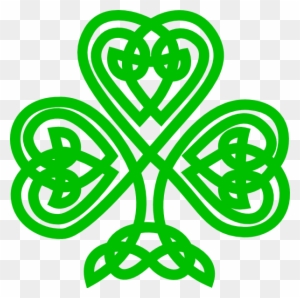 Celtic Shamrock Clip Art At Clker - Celtic Knot Shamrock Clip Art