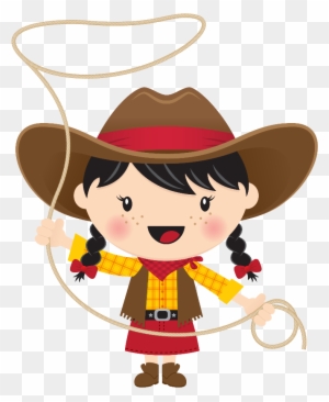Sensational Cowgirl Clipart Minus Say Hello Western - Cowboy And Cowgirl Clipart