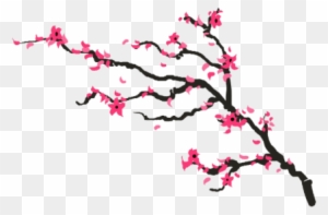 Cherry Blossom Branch Tattoo Set - Cherry Blossom Tree Tattoo