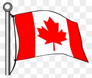 Canada Flag Maple Leaf Flying Canadian Pol - Canada Flag Cartoon
