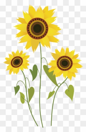 Download Free Black And White Sunflower Clipart Image - Five Petals ...