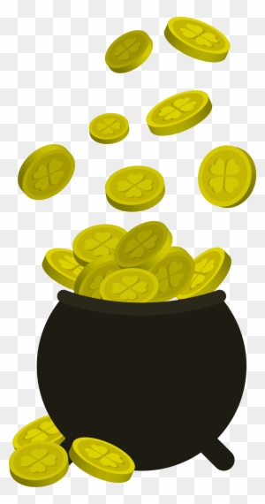 Vector Flat Gold Coin Bottle Png Picture - Portable Network Graphics