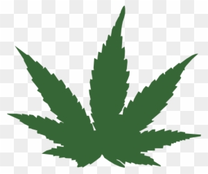 Marijuana Leaf Clip Art At Clker - Weed Leaf Clip Art