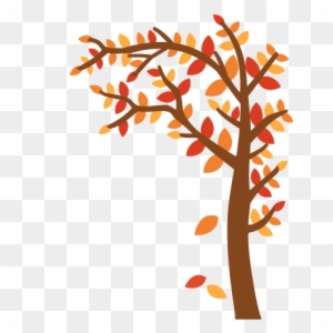 Fall Tree Svg Cutting File For Scrapbooking Autumn - Cute Fall Tree Clipart
