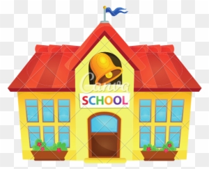 Desktop Screen Of School Building Icon Wallpaper By - Icon School Building