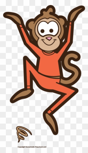 Free Monkey Clipart - Jumping Monkey Clip Art - Free Transparent PNG ...
