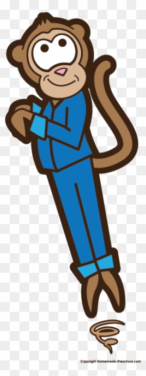 Free Monkey Clipart - Jumping Monkey Clip Art - Free Transparent PNG ...