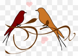 Fall Love Birds Clip Art At Clker - Clip Art Love Birds