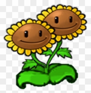 Sunflower Clipart Plant Vs Zombie - Plants Vs Zombies Twin Sunflower