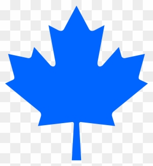 Conservative Maple Leaf, Blue - Canada Maple Leaf Blue