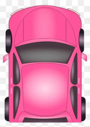 Free Pink Car - Top View Of Cars Clipart