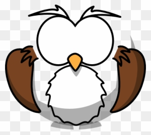 Blank Owl Clip Art At Clker - Easy Wolf Face Drawings