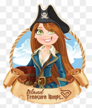 Go Hunt, Go Play - Pirate Girl Logo