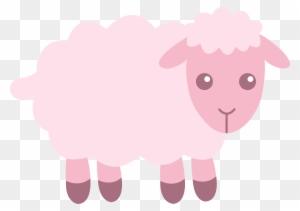 Baby Lamb Clipart - Baa Baa Pink Sheep