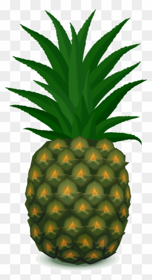 Big Image - Heart (love) Pineapple Throw Blanket
