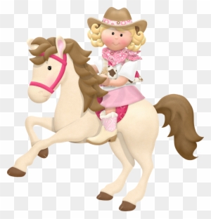 Cowboy E Cowgirl - Cowgirl Horse Clipart Png