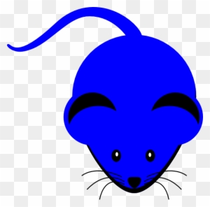 Blue Mouse Clip Art At Clker - Blue Mouse Clipart
