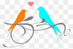 Love Birds Clip Art At Clkercom Vector Online - Clip Art Love Birds