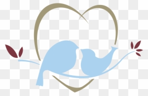 Lovebirds Clipart Png Image - Love Birds Png