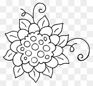 Coloring Page Flower Indiantribes - Clipart Spring Flowers Black And White