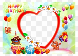 Happy Birthday Images With Photo Frame Happy Birthday - Happy Birthday Frame Download
