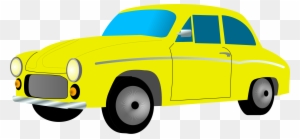 Big Image - Yellow Car Clipart