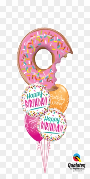 Sweet Birthday Sprinkles - Qualatex 18 Inch Circle Foil Balloon - Birthday Sprinkles