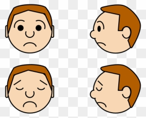 Powerpoint People Expressions, Etc - Sad Face Side View Cartoon - Free Transparent PNG Clipart Images Download Powerpoint People Expressions, Etc - Sad Face Side View Cartoon - Free Transparent PNG Clipart Images Download