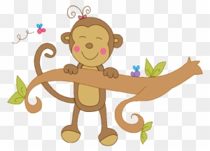 Baby Girl Png Images - Cute Monkey Clip Art