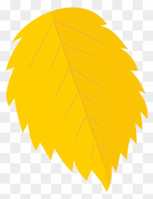 Yellow Leaf Drawing - Yellow Fall Leaf Clip Art