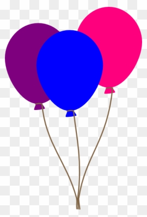 Pink And Blue Balloons Clipart Transparent Png Clipart Images Free Download Clipartmax