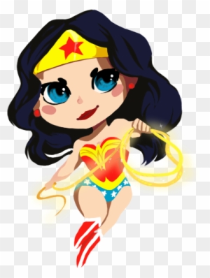 Wonder Woman By Bishi Beast On Deviantart Chibi Batman - Diploma De Super Heroe