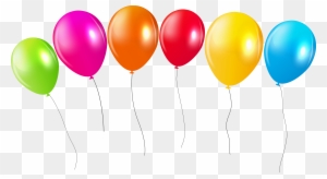 Transparent Colorful Balloons Png Clipar - سكرابز اطارات بالونات