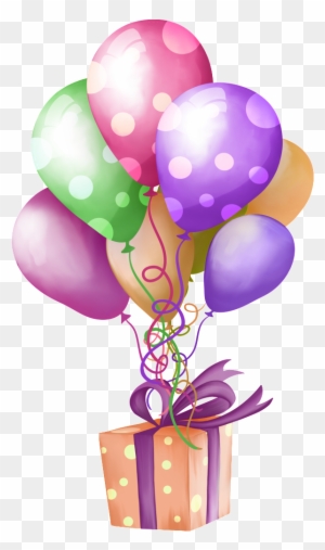 Happy Birthday - Birthday Balloons And Presents