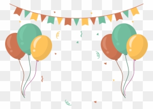 The 3rd Birthday Balloon Party Puppy - Balloon And Banner Clipart