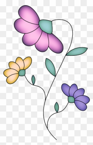 Art Flowers, Flower Art, Flower Clipart, Drawing Ideas, - Clip Art
