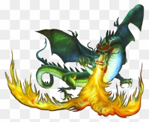 Cartoon Dragons Pictures - Fire Breathing Dragon Png