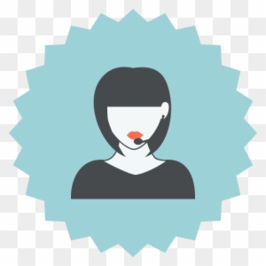 Clipart Consultant Png Icon - Customer Service Icon Female