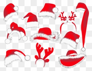 Christmas Hats Png Clipart Picture - Santa Hat Vector
