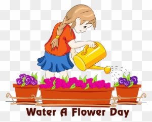 Watering Flowers Clipart Transparent Png Clipart Images Free Download Clipartmax