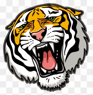 tiger line art clip art - tiger vector free download