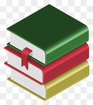 Books Pile 3d Icon Transparent Png - Pile Of 3 Books