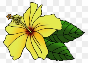 United Clip Art By Phillip Martin State Flower Hawaiian - Hawaii State Flower Clip Art